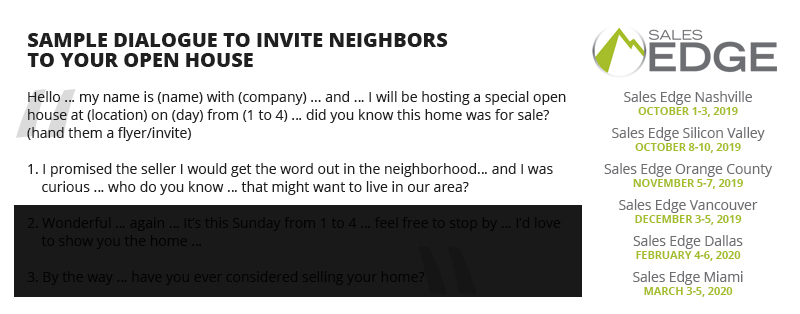 Use this powerful door-knocking script to generate interest with everyone you talk to!