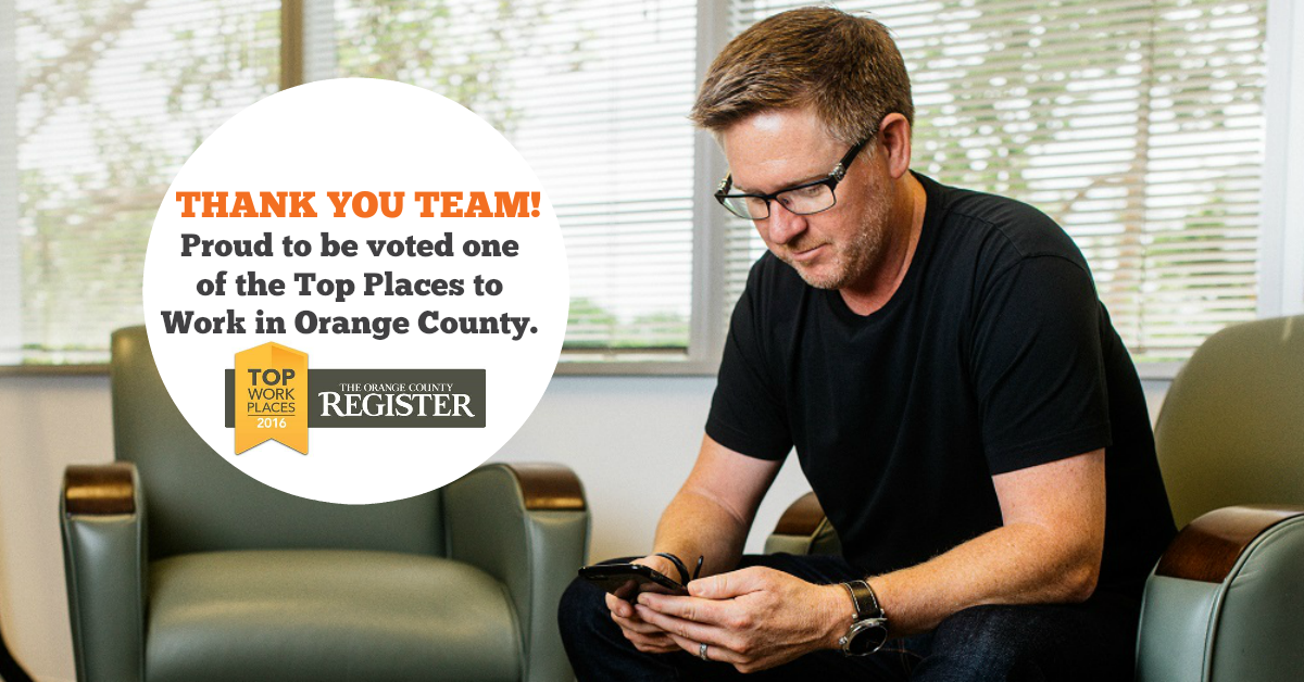 Tom Ferry Awarded as a Top Workplace in Orange County Tom Ferry Awarded as a Top Workplace in Orange County photo