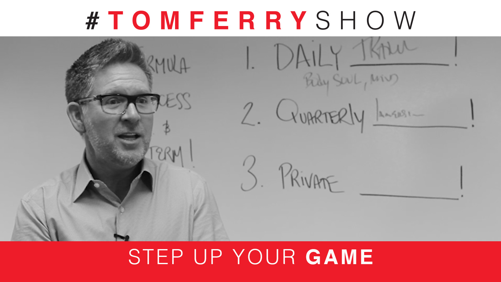 There’s No Magic Formula For Success – #TomFerryShow