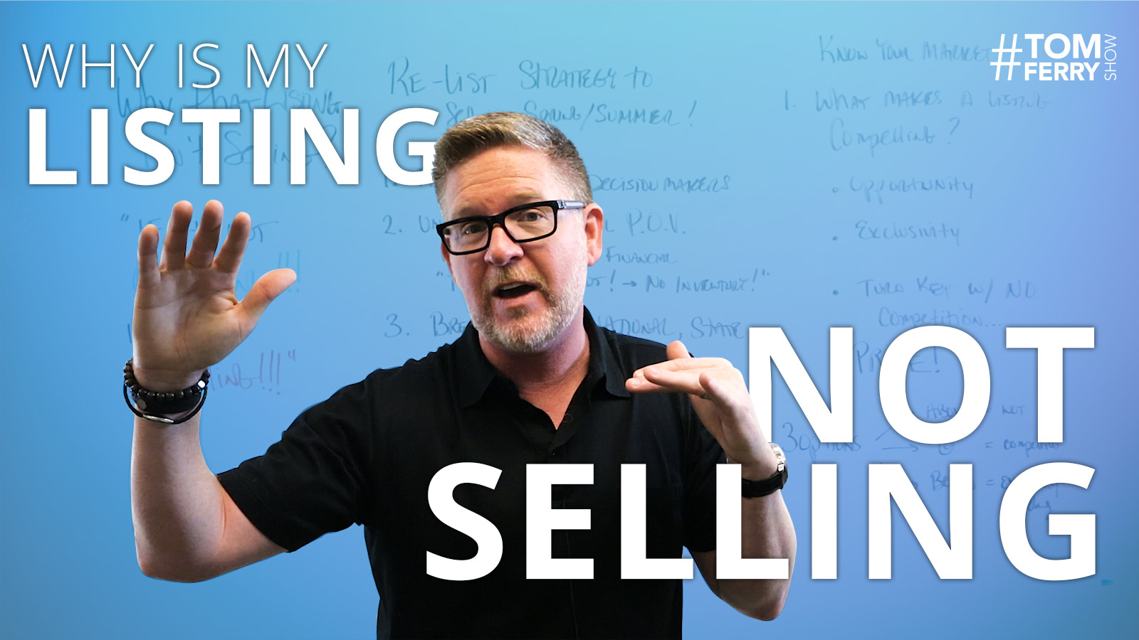 Why is My Listing Not Selling?  The Re-list Strategy – #TomFerryShow