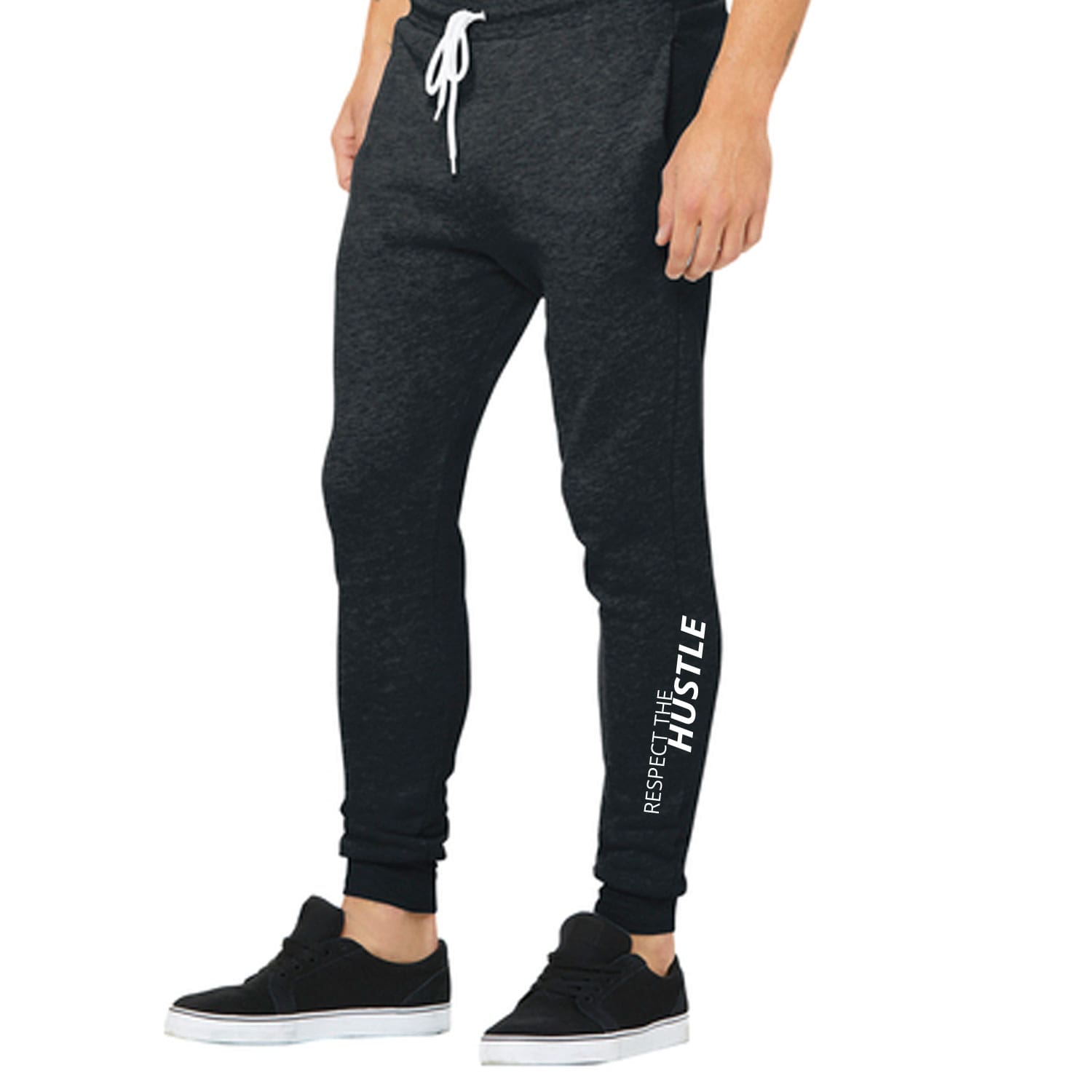 mens ua hustle fleece joggers