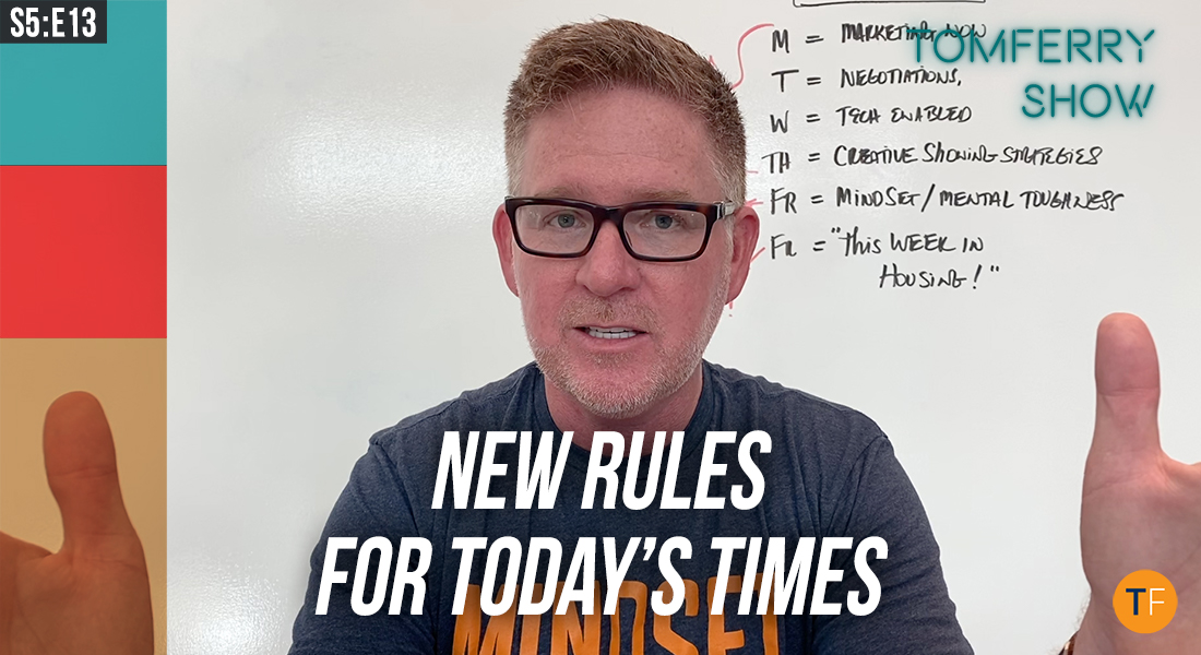 3 Rules I’m Living By Right Now – #TomFerryShow