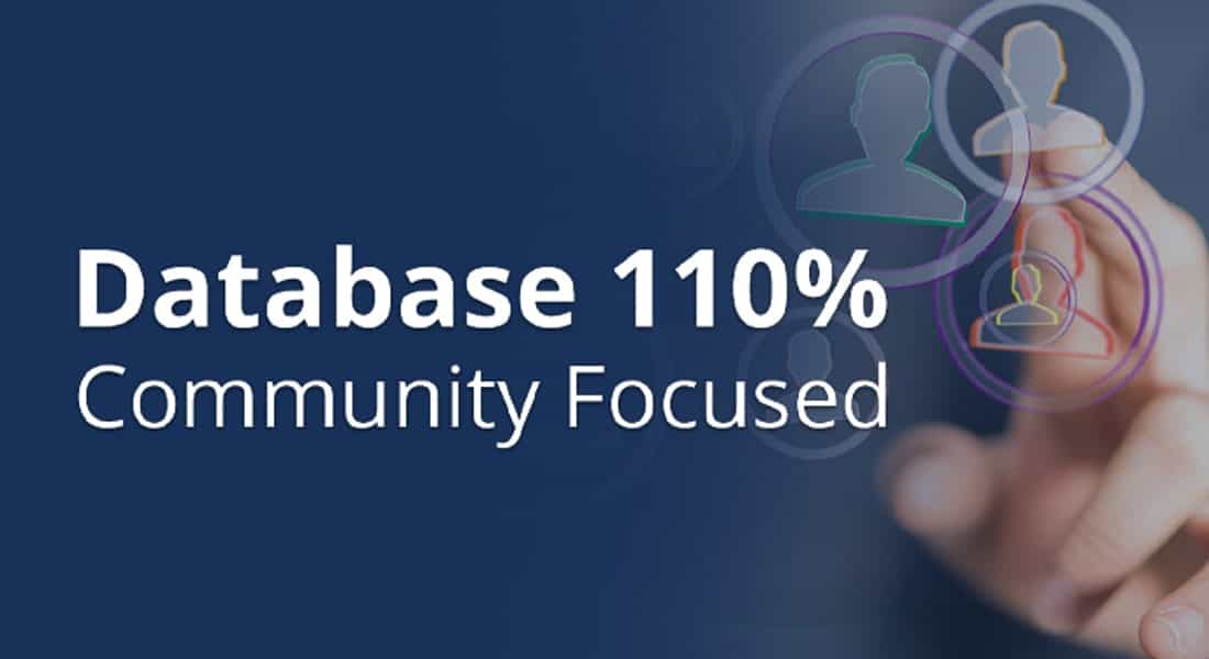 Database – 110% Community Focused Offer