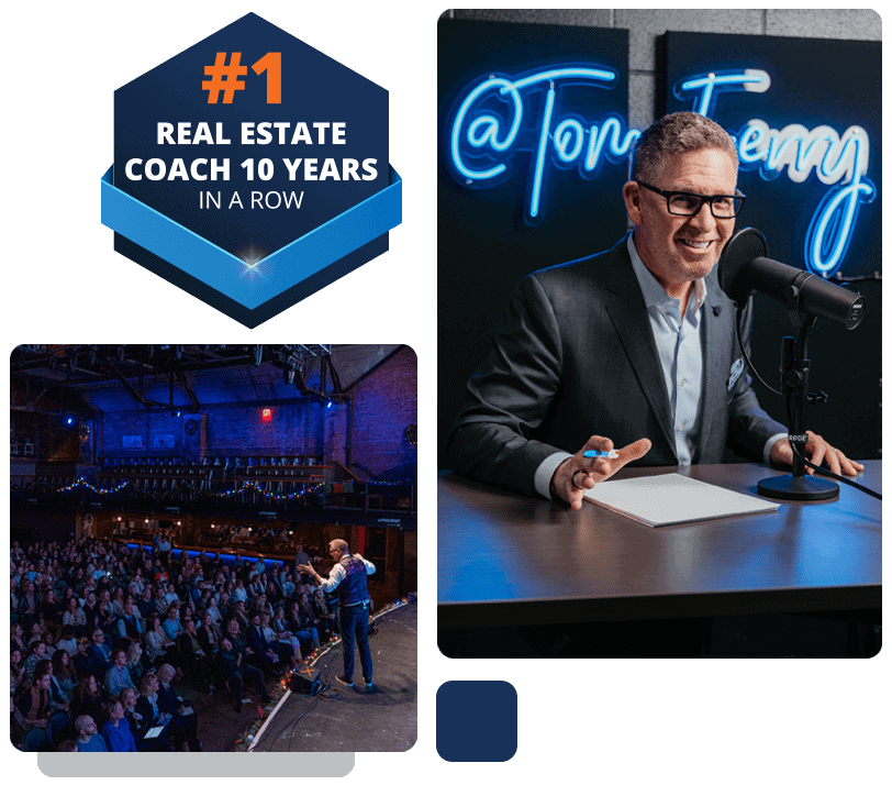 #1 Real Estate Coach 10 Years in a Row | Tom Ferry Talking to Crowd | Tom Ferry in front of microphone