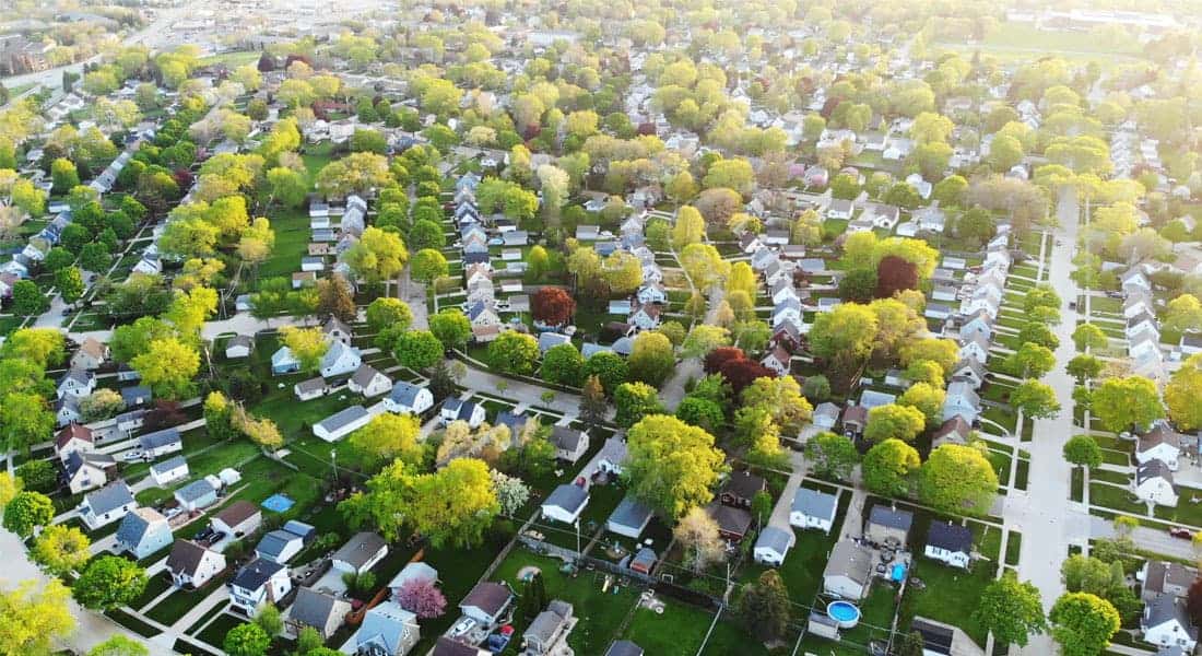 Neighborhood door knocking in real estate