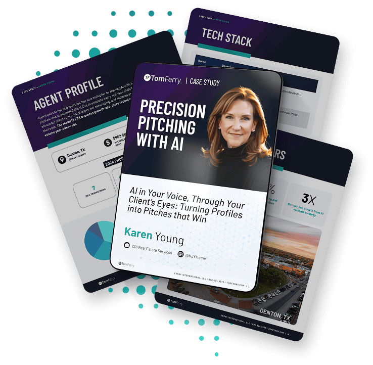 Collage of digital marketing and case study materials
